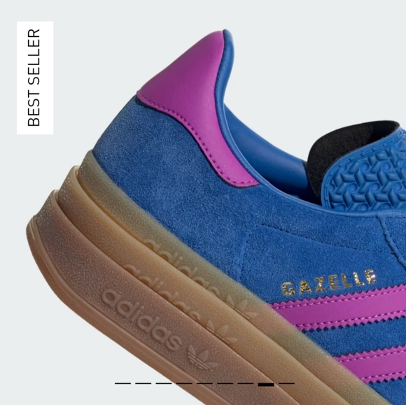 Adidas Women's Platform Gazelle Bold, Size 7 - Picture 7 of 12